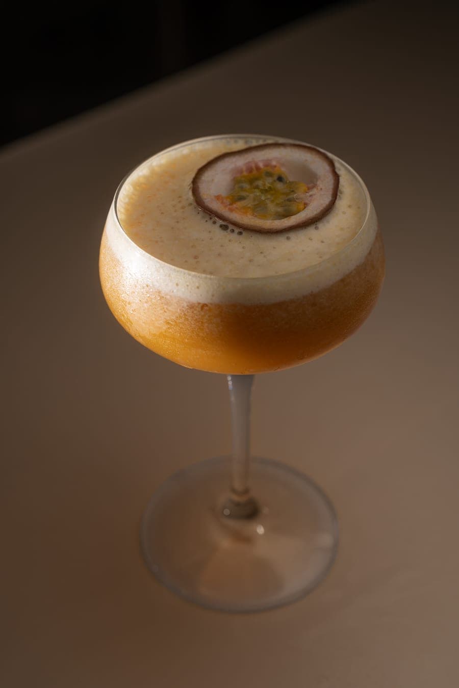 Cocktail served in a coupe glass at HOME Buckshaw