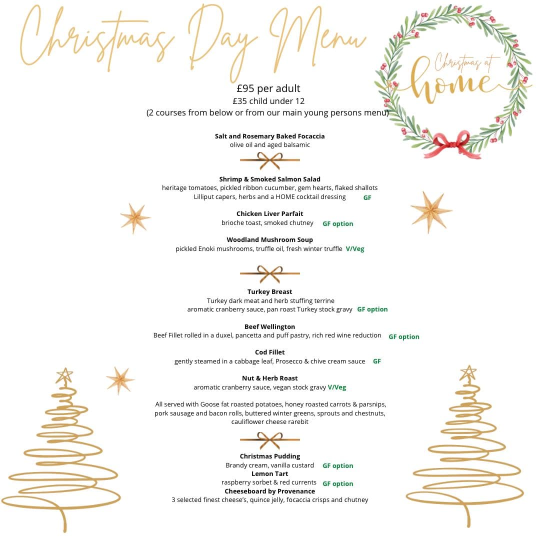 Christmas Day Menu